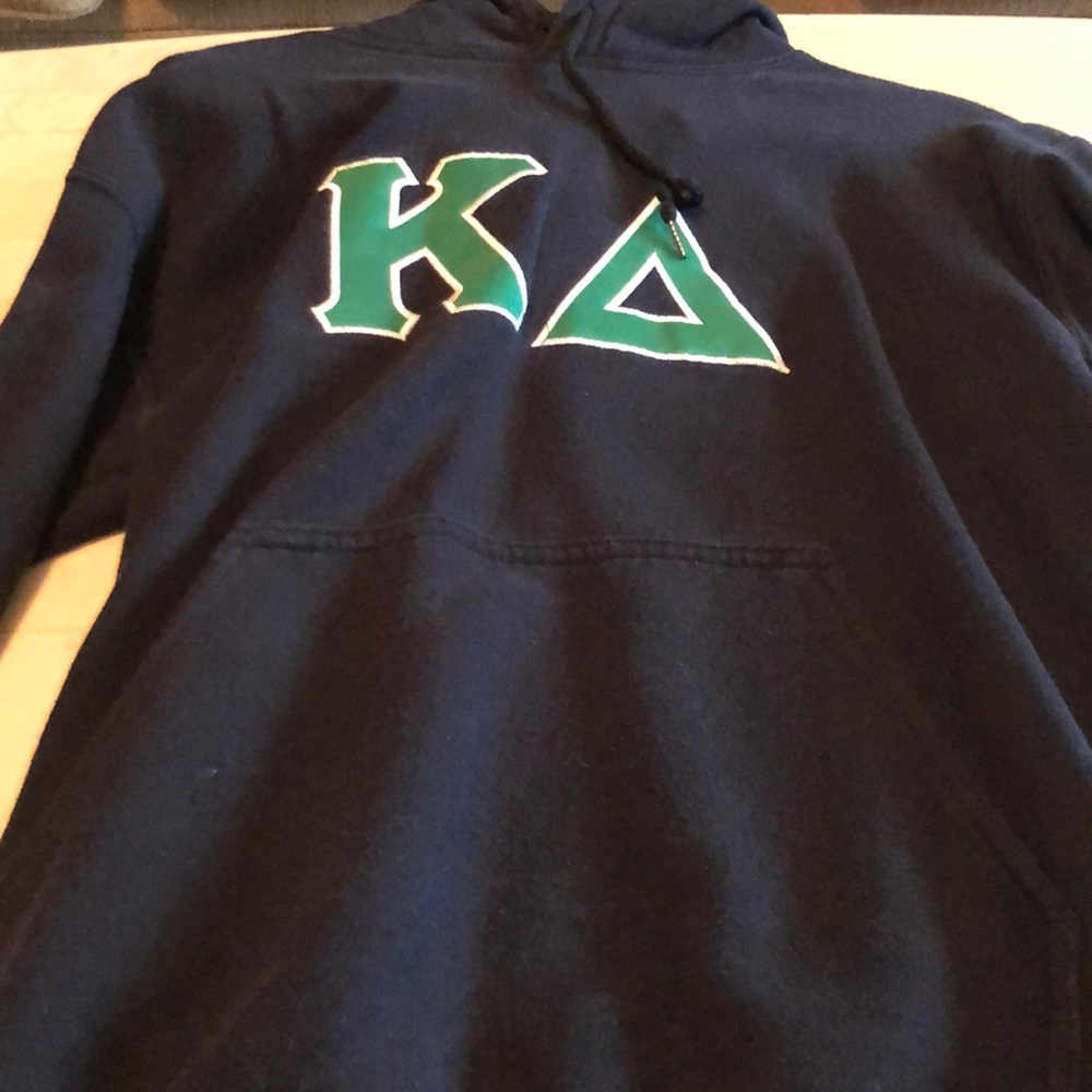 Kappa Delta hooded sweatshirt black size small